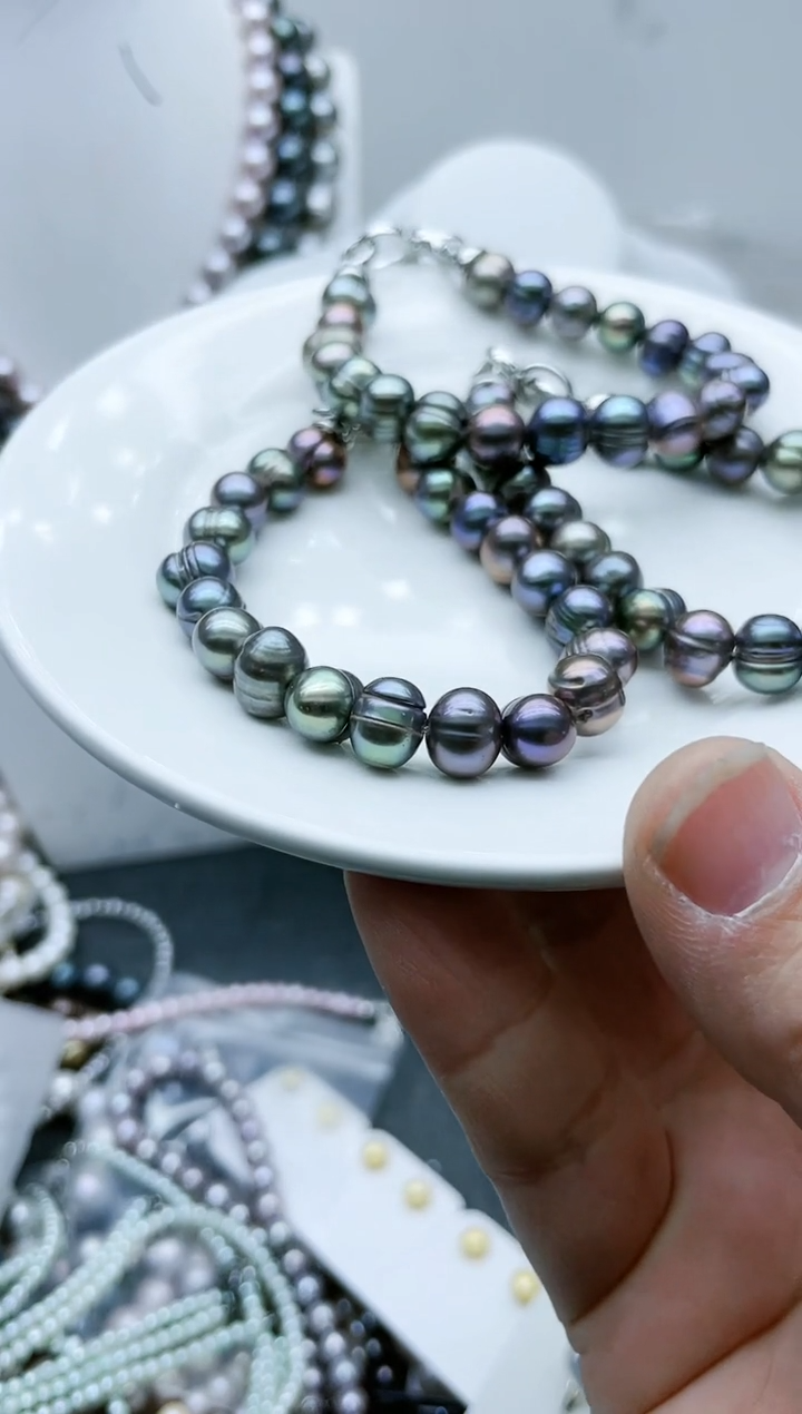 【闪购商品】淡水珍珠颈饰钛钢0