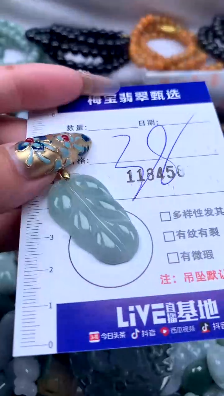 颈饰未镶嵌翡翠1
