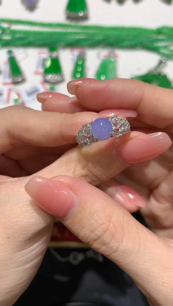 【闪购商品】翡翠吊坠(不含链)18K金镶嵌团购3