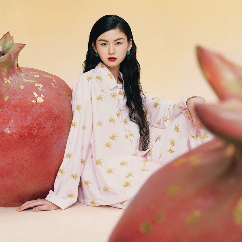 【野-SP金玉满堂】蛇年限定云绵绒春季家居服套装可外穿情侣睡衣