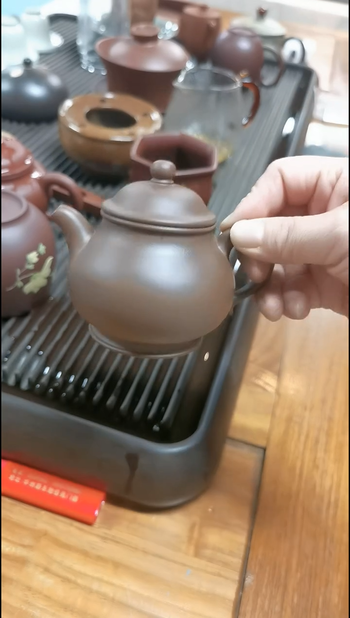 【闪购商品】紫泥紫砂小剁枝壶 容量180cc