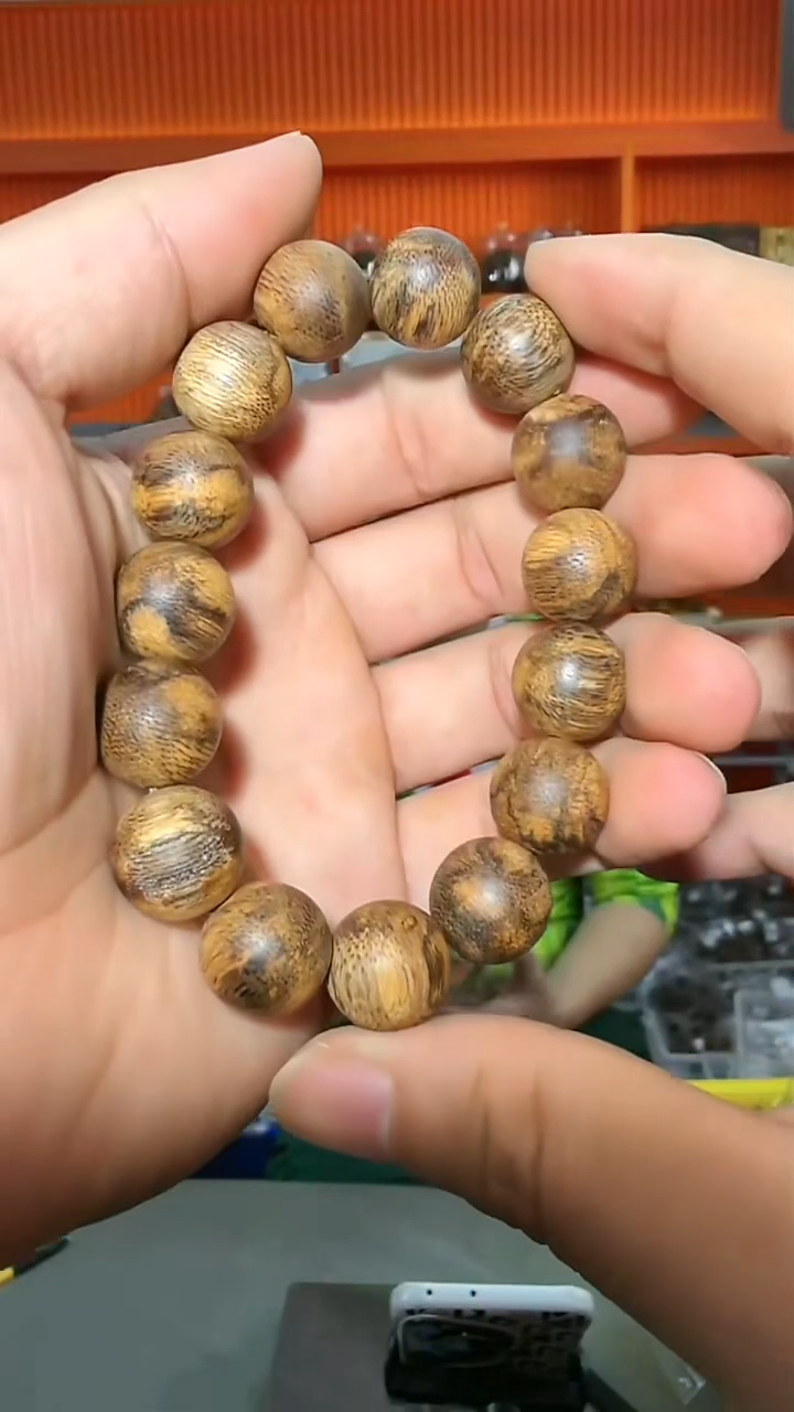 沉香手串190号单圈大叻1.5多样性发一