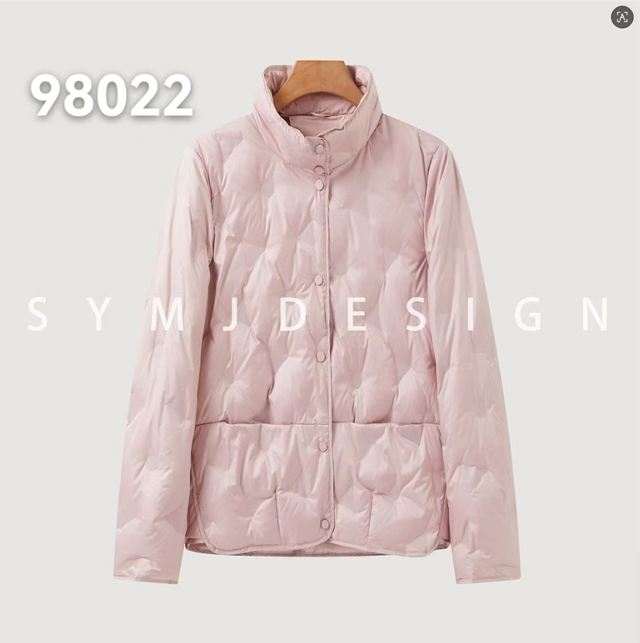 S918【专属】新款国风轻奢立领简约轻薄鹅绒服RS-SYMJ6D98022