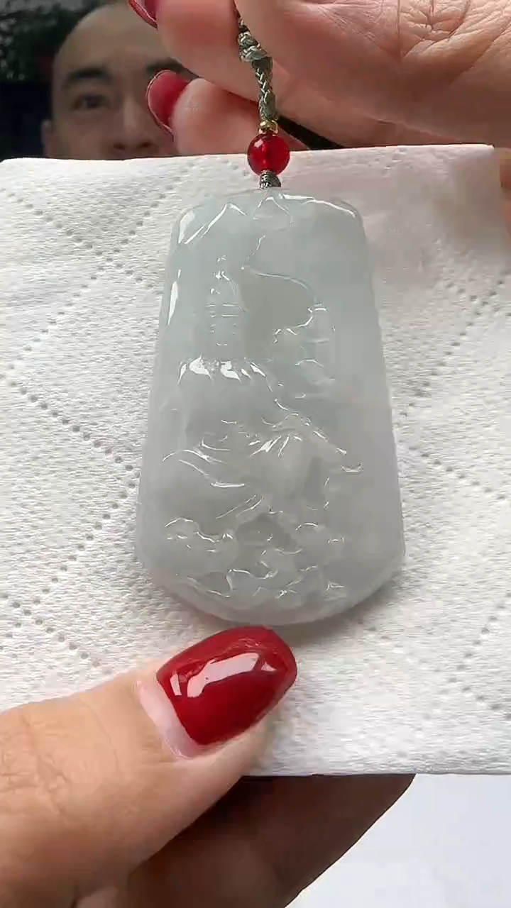 【闪购商品】翡翠颈饰未镶嵌天然翡翠A货吊坠