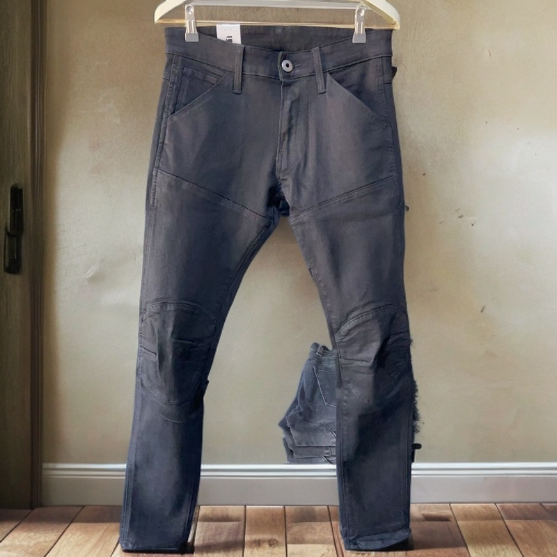 G家黑色弹力5620修身男士牛仔裤秋冬新款长裤