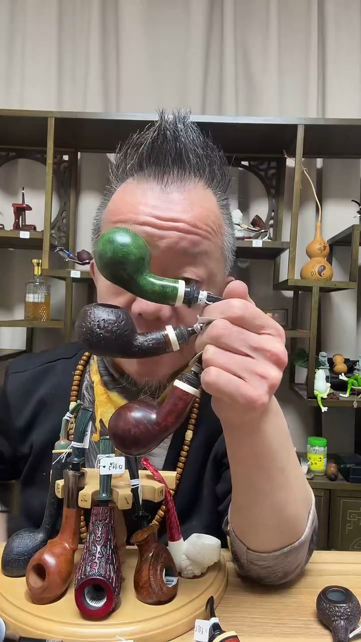 d99纯手工石楠木烟斗