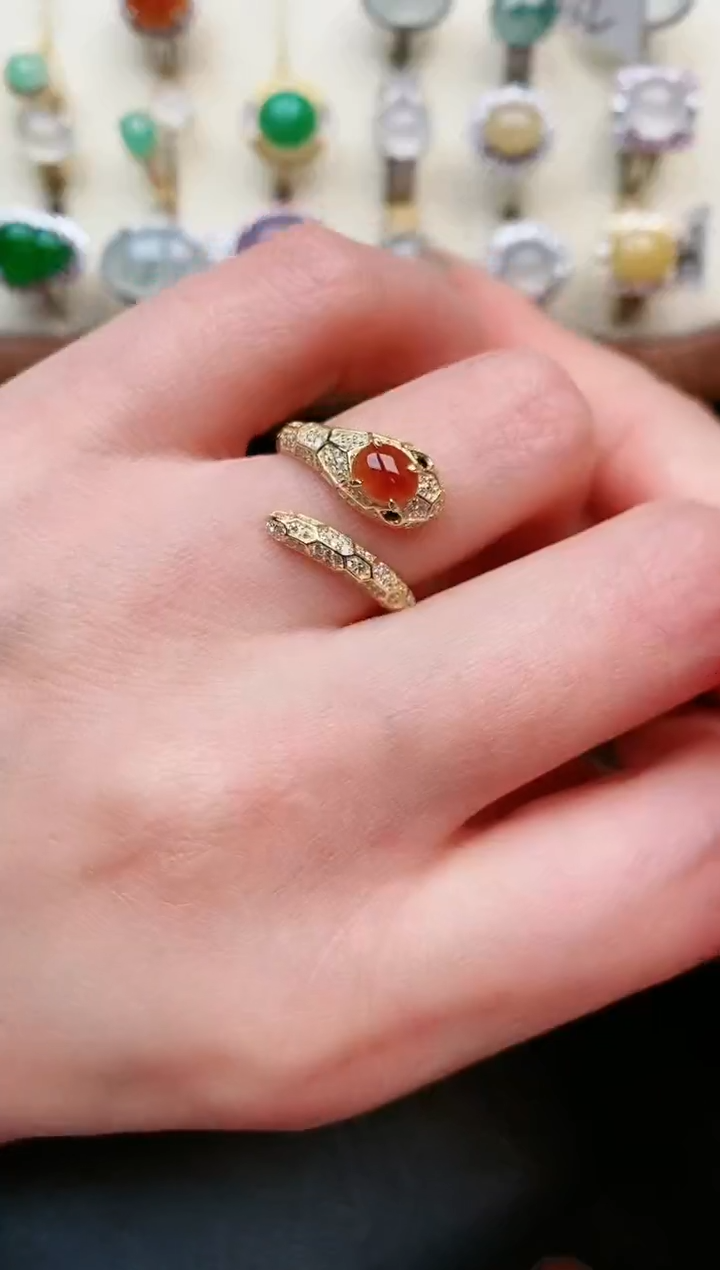 【闪购商品】翡翠戒指银S925镶嵌......