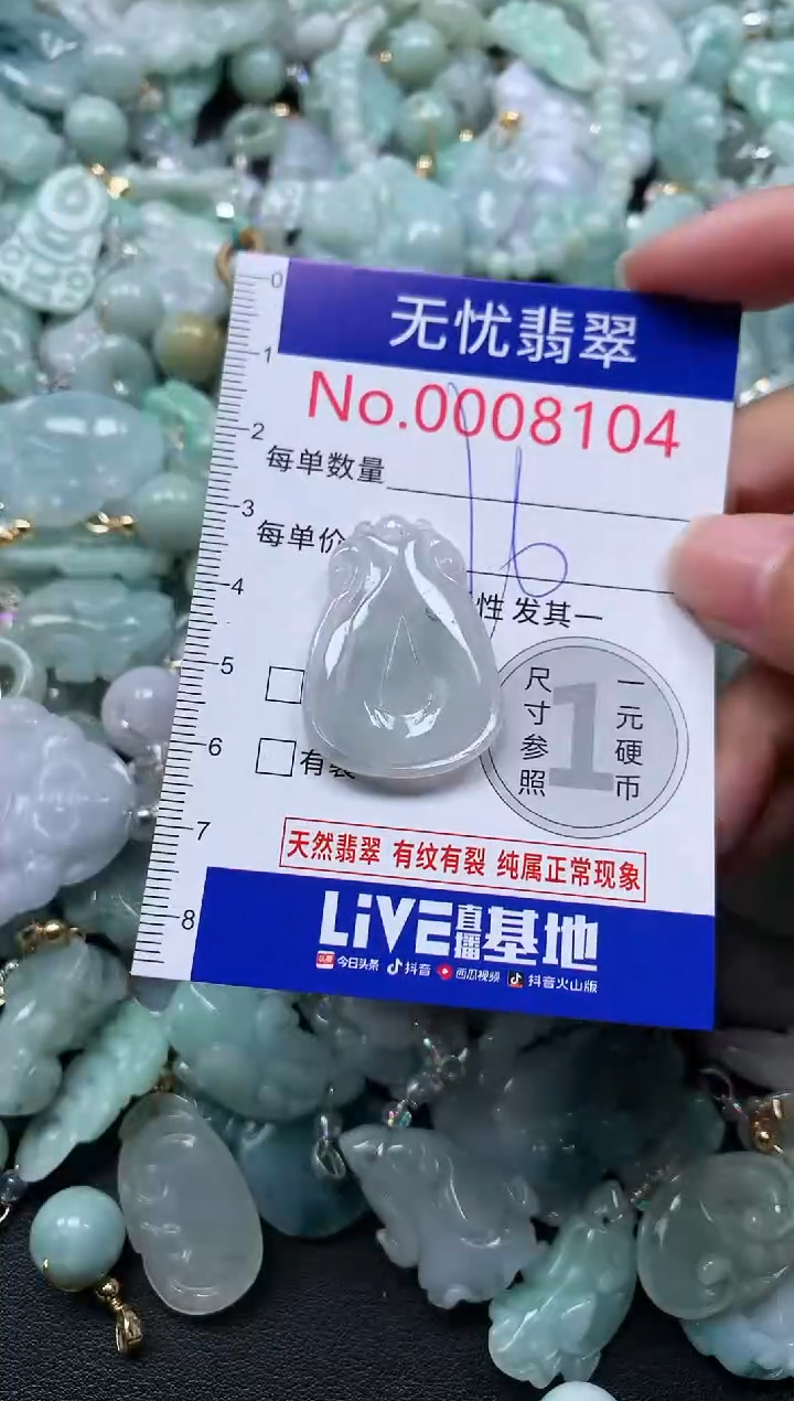 颈饰未镶嵌翡翠8104