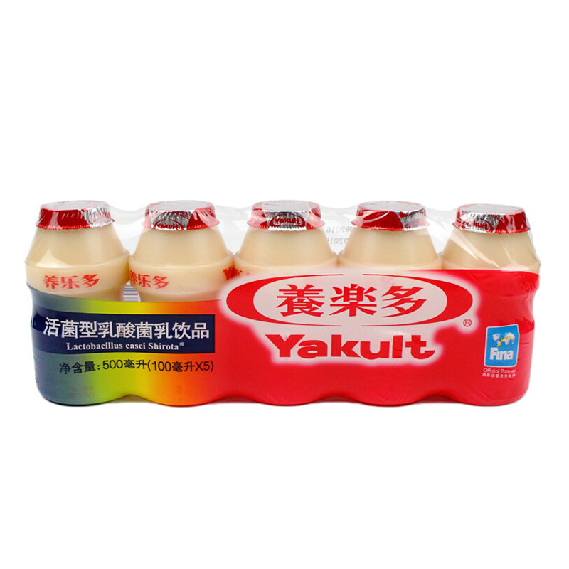 养乐多活菌型乳酸菌乳饮品100ml*5瓶/板