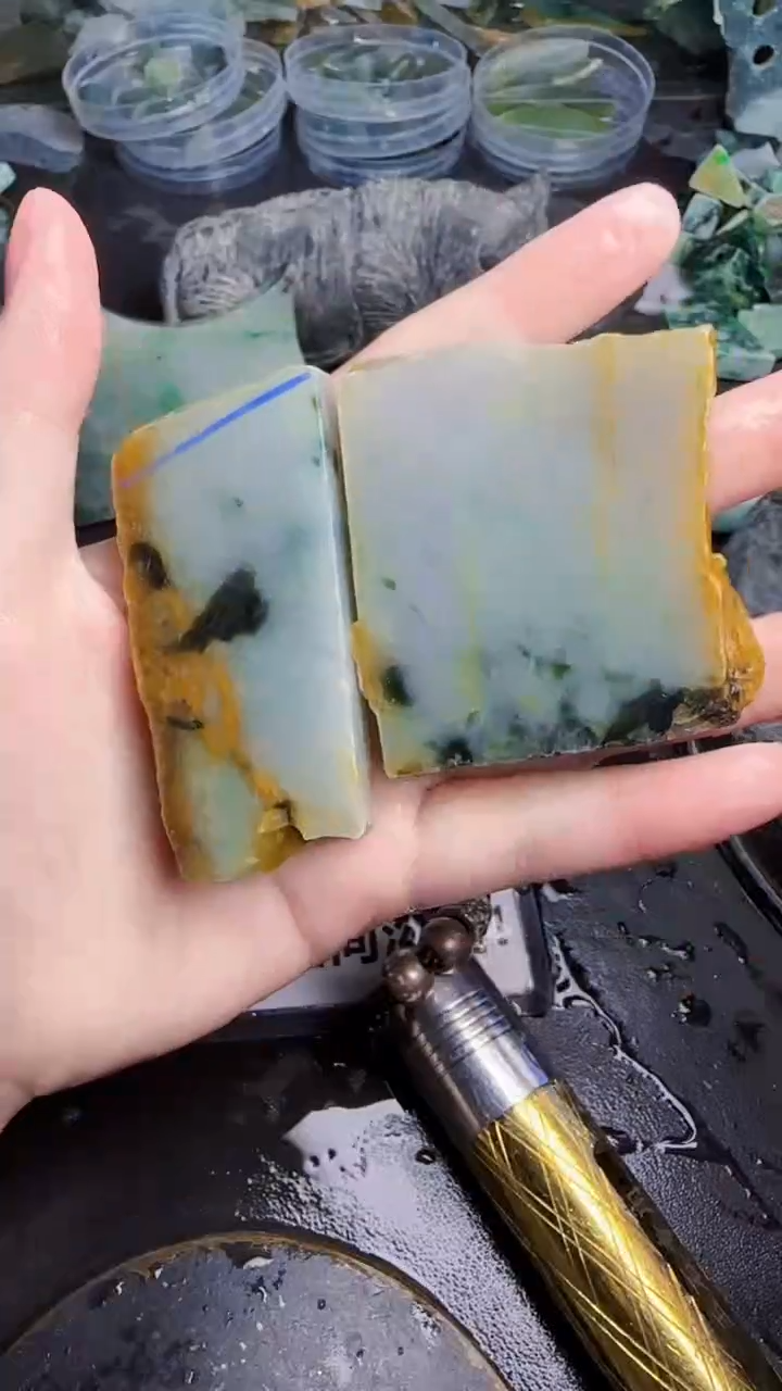 未镶嵌挂件翡翠天然翡翠026