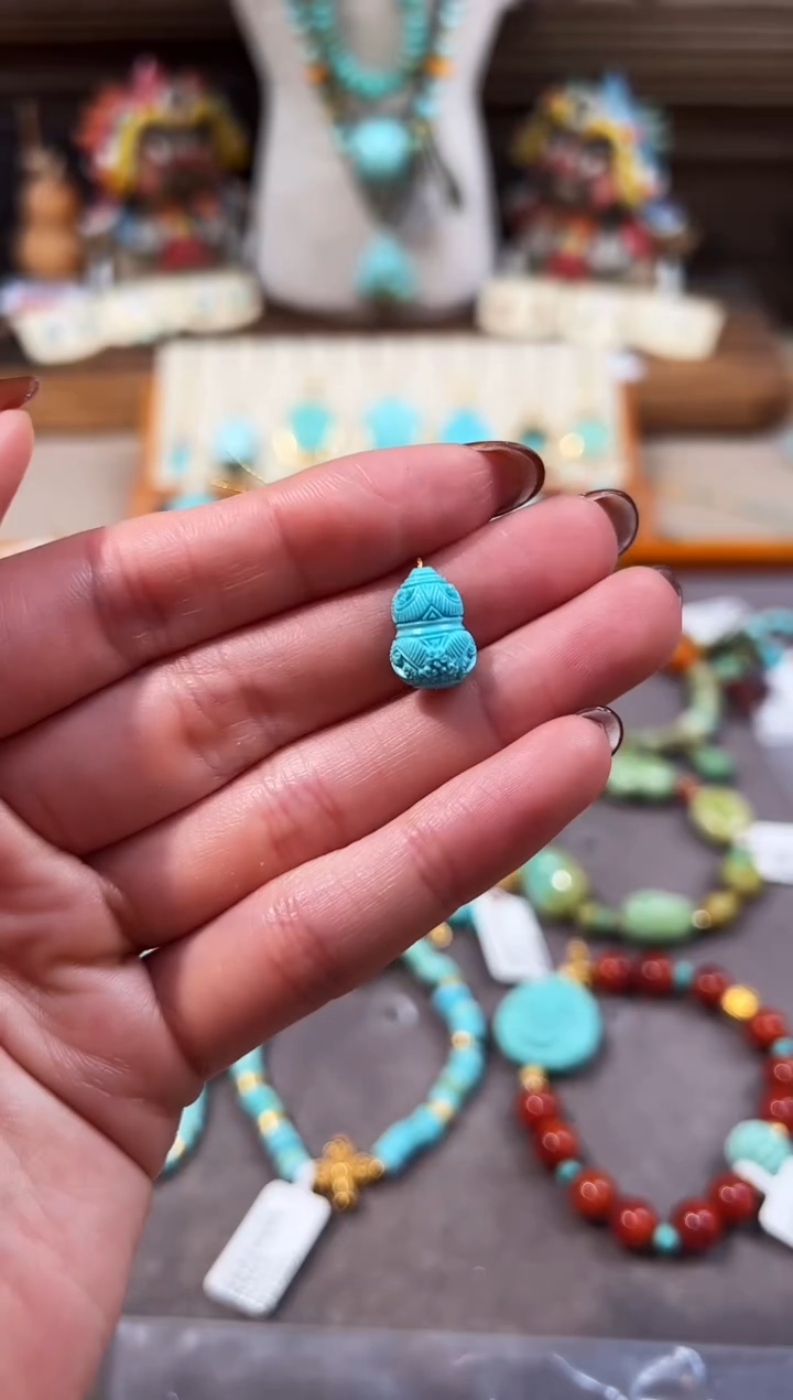 未镶嵌绿松石配饰葫芦