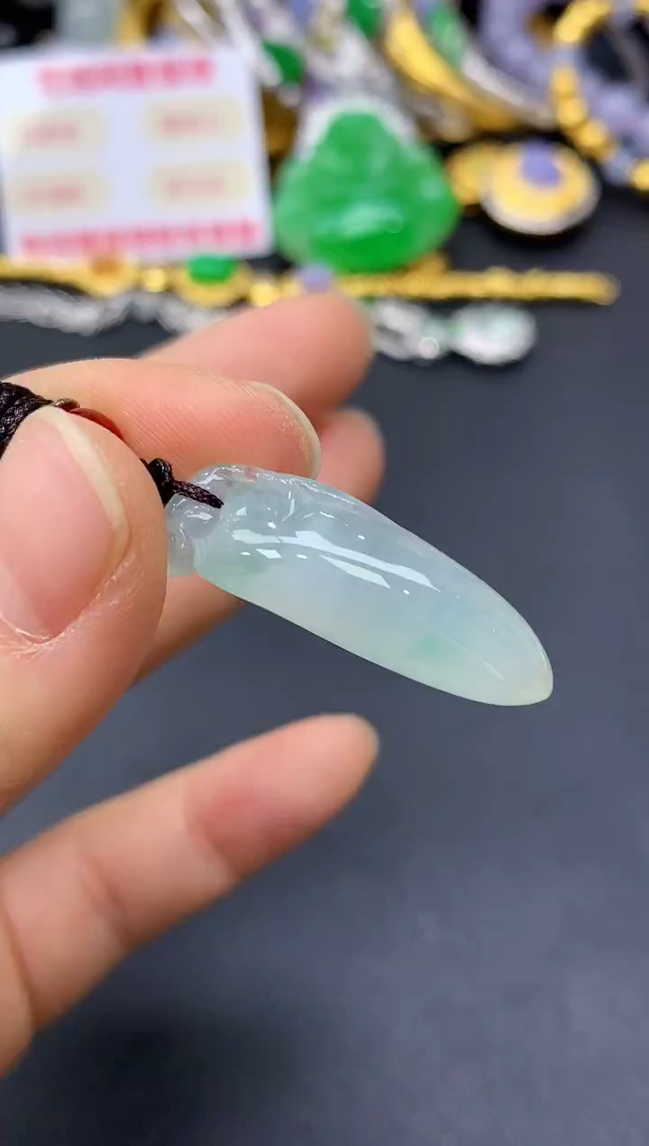 颈饰未镶嵌翡翠123-中国好珍宝