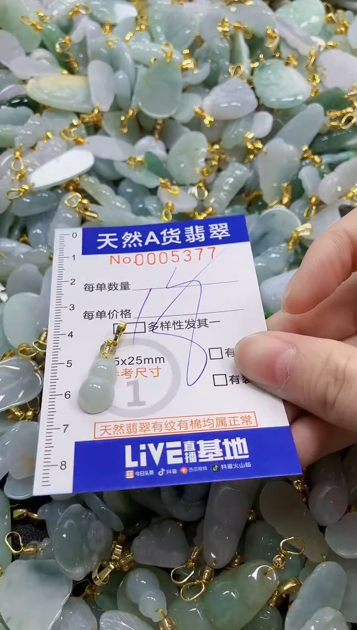 颈饰未镶嵌翡翠天然A货翡翠