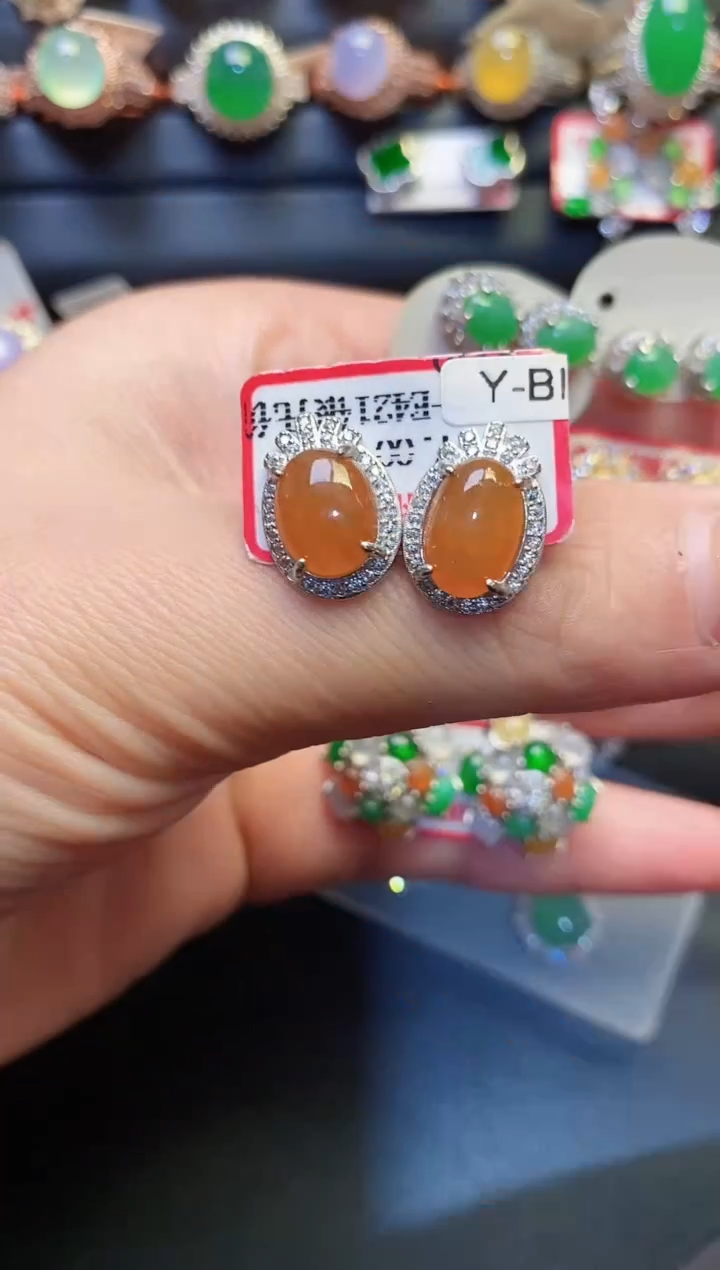 银S925镶嵌戒指翡翠用****3天然