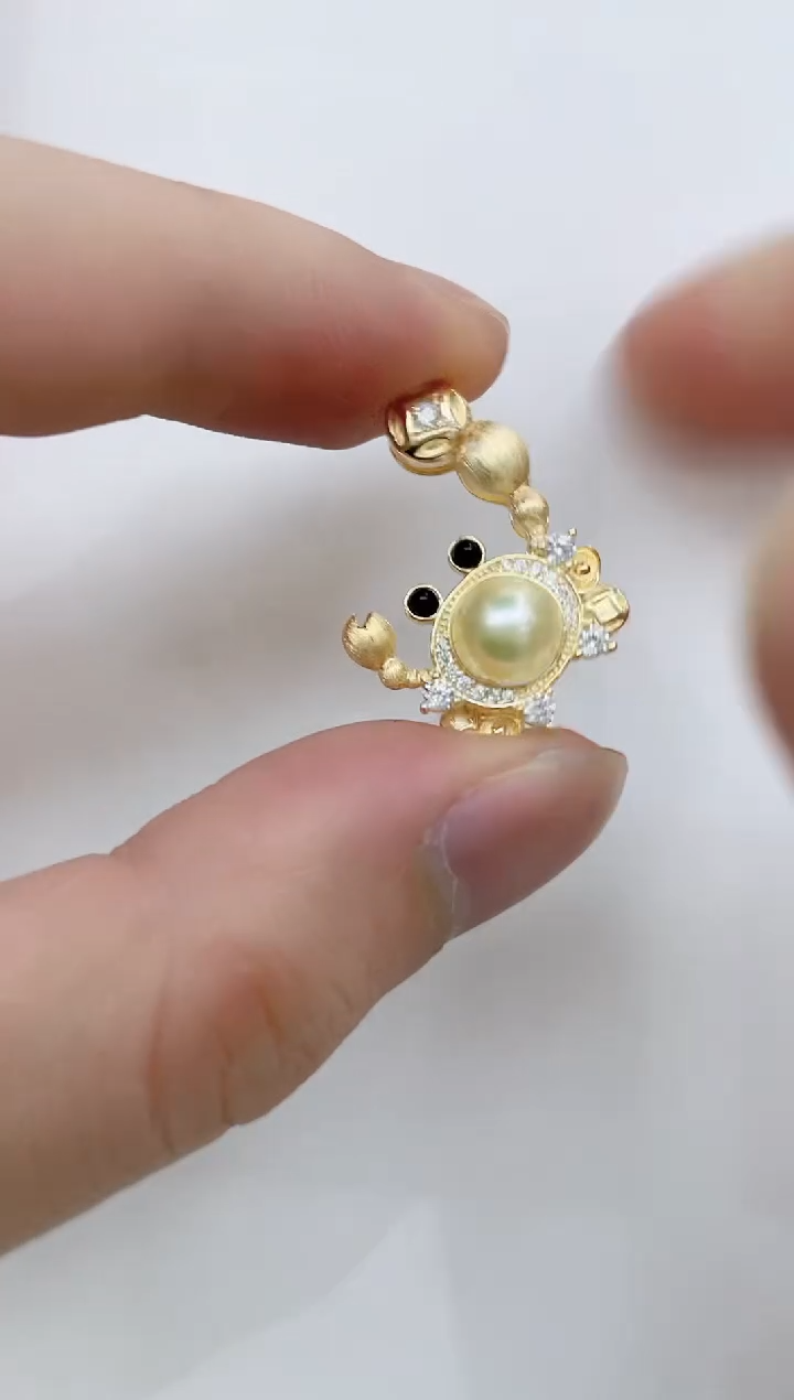 【闪购商品】海水珍珠颈饰银S925镶嵌海水珍珠吊坠