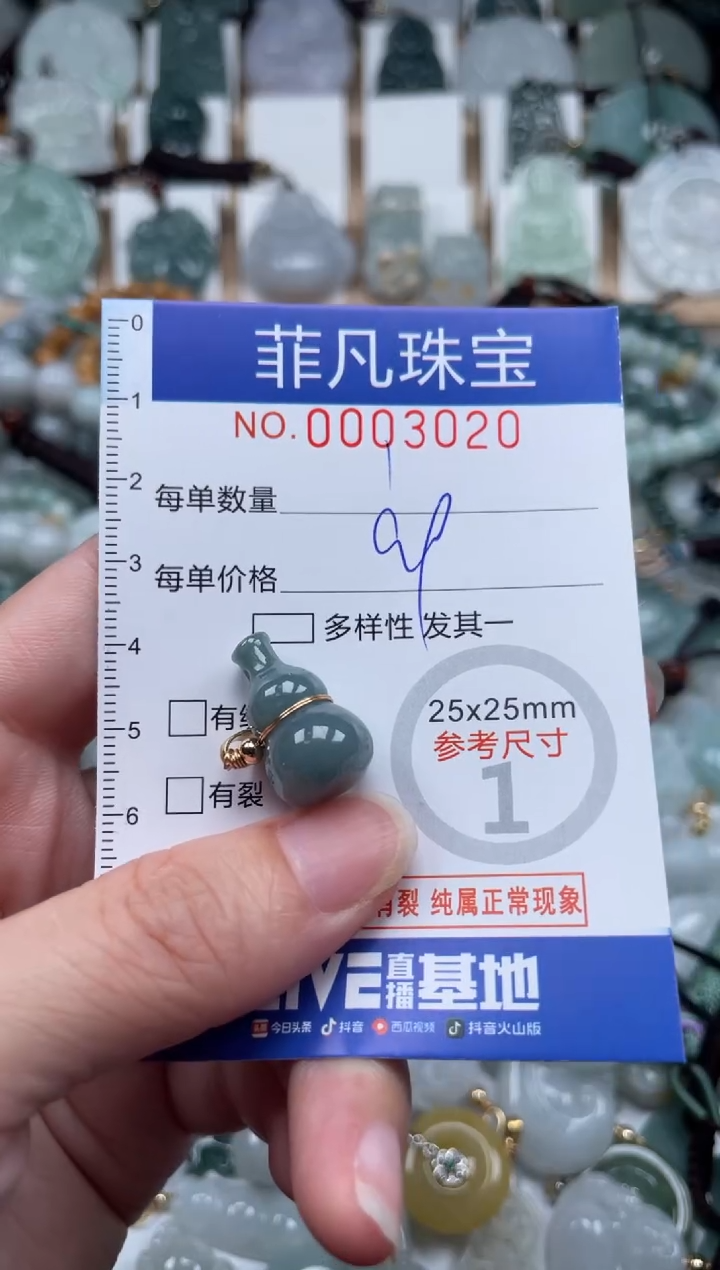 翡翠未镶嵌颈饰00..3020