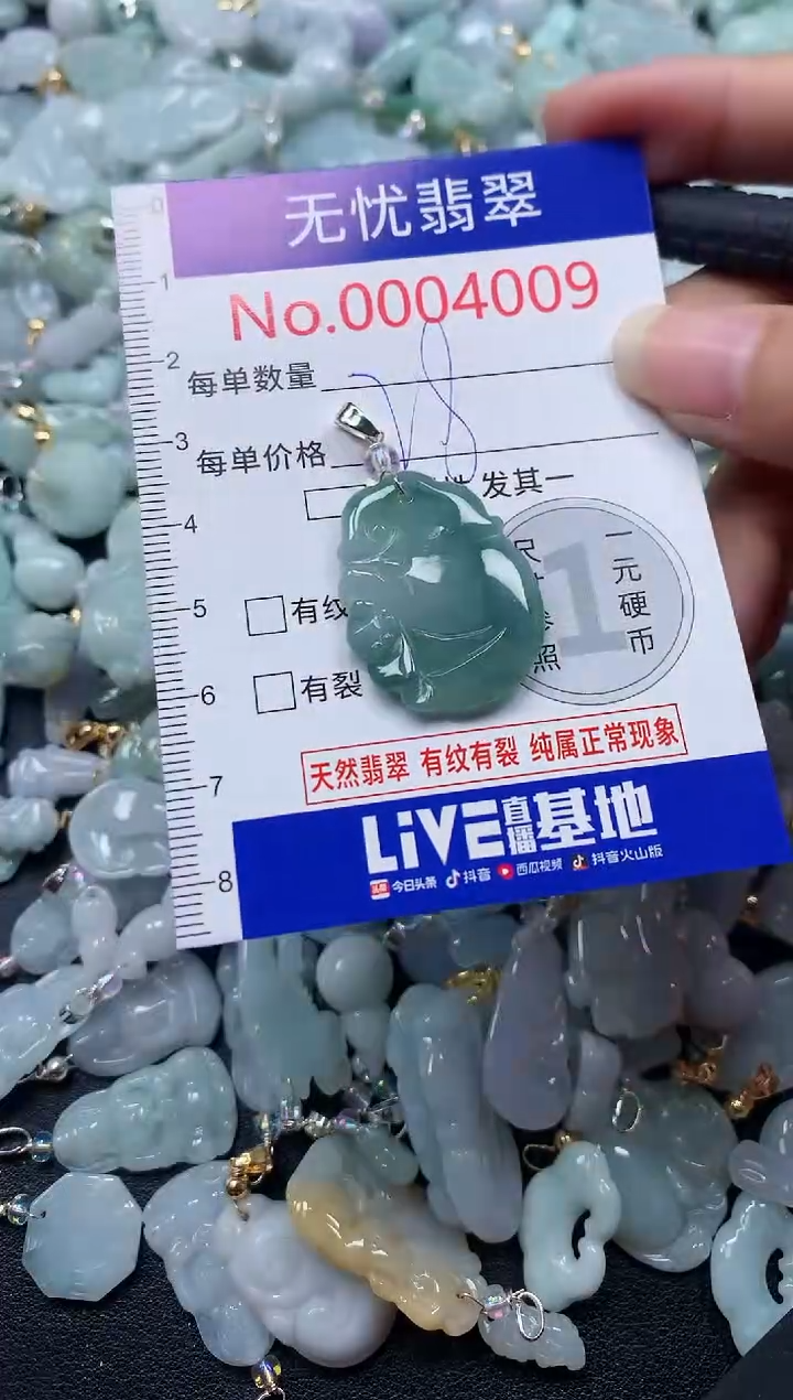 颈饰未镶嵌翡翠4009