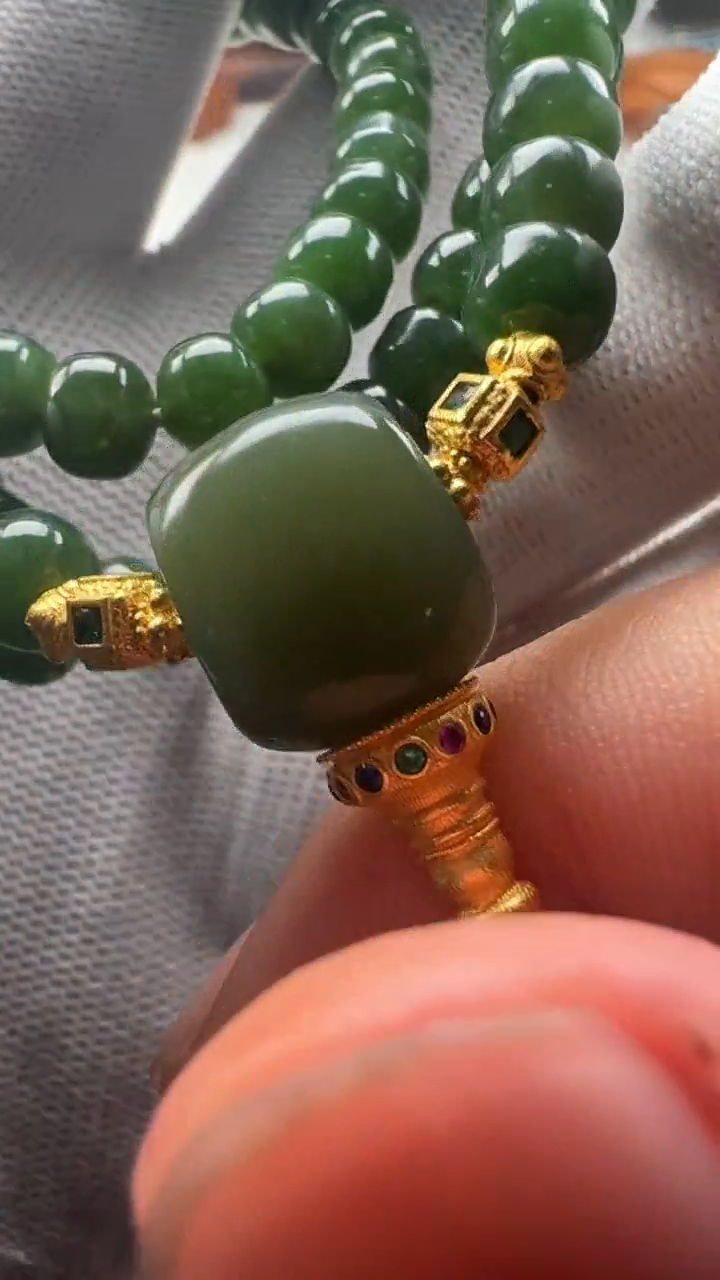 【闪购商品】和田玉手链未镶嵌和田玉三通