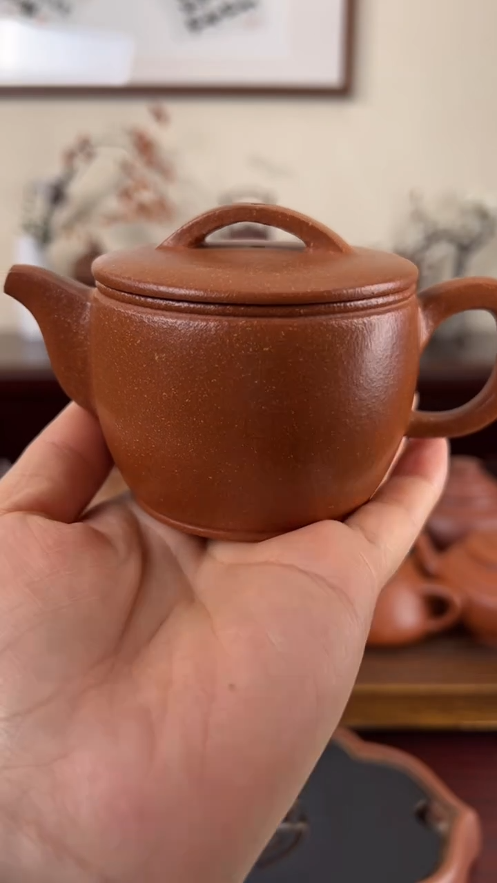 【闪购商品】紫砂茶壶黄降坡汉瓦壶150CC