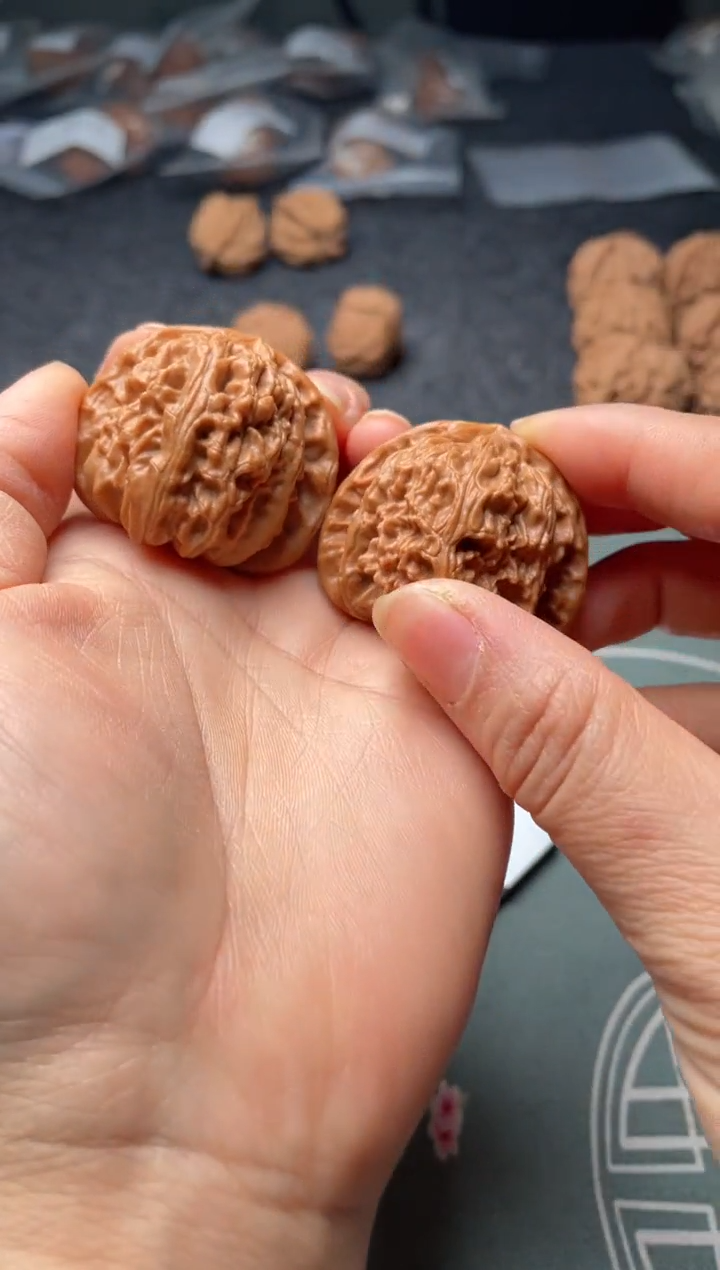 把件文玩核桃w215  白狮子40尺