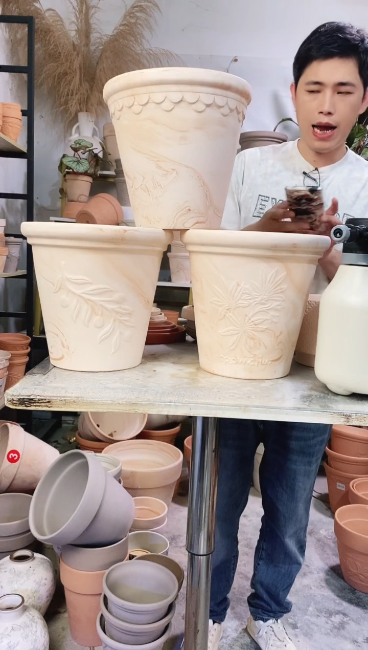25*23玛奇朵浮雕 3盆无托