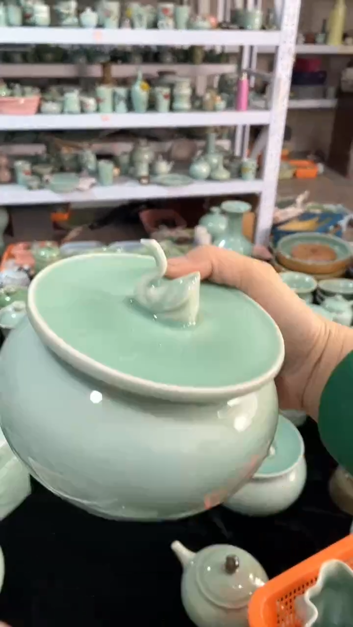 【闪购商品】特价 微瑕 慧仙青瓷