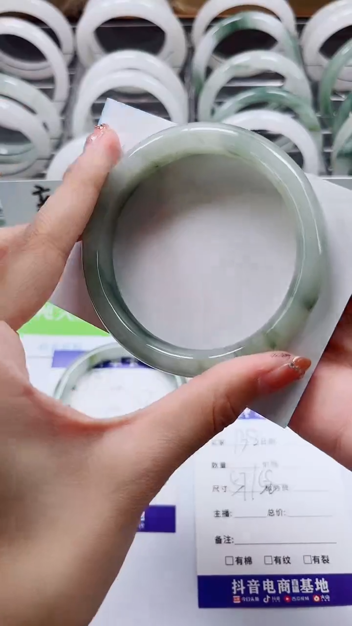 【闪购商品】石英质玉手镯合金A138-57/58