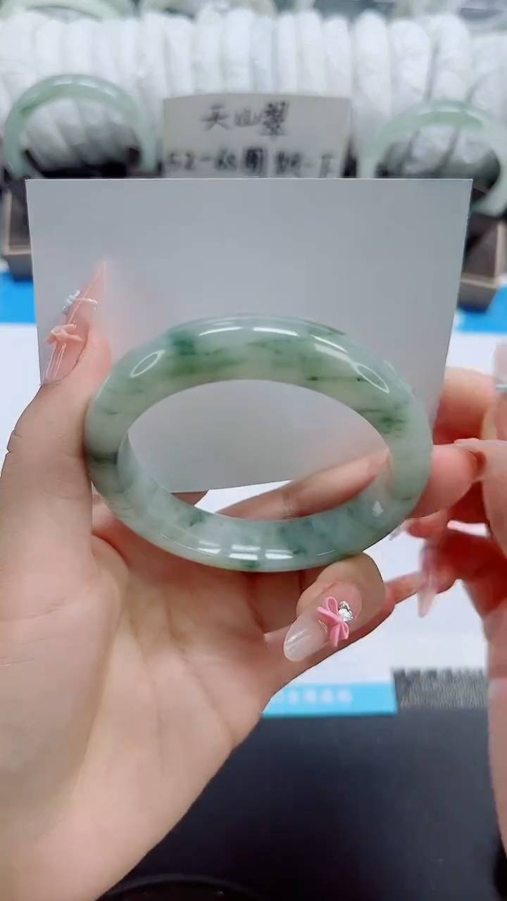 石英质玉手镯未镶嵌b119-圈口58