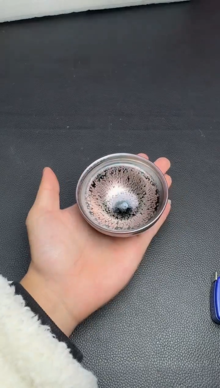 【闪购商品】茶盏杨敏彩金油滴160