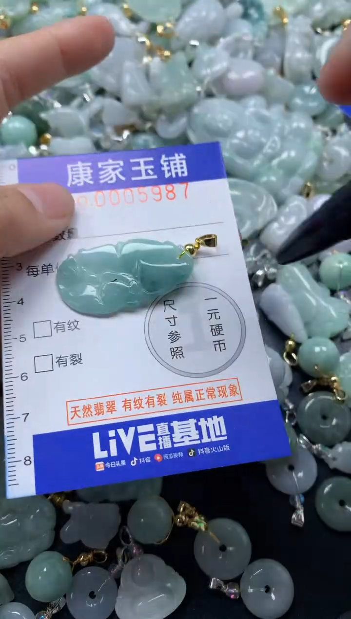 颈饰未镶嵌翡翠5987