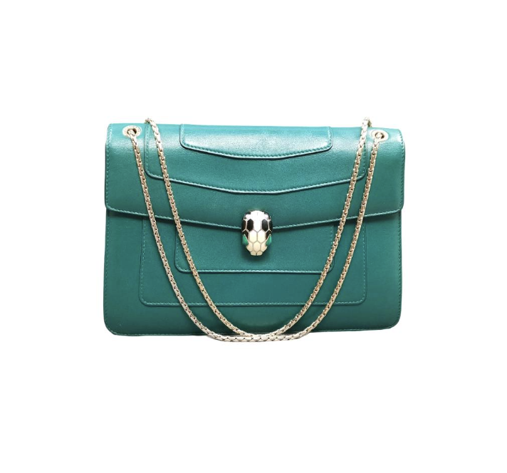 99新 BVLGARI/宝格丽  宝格丽蛇头绿