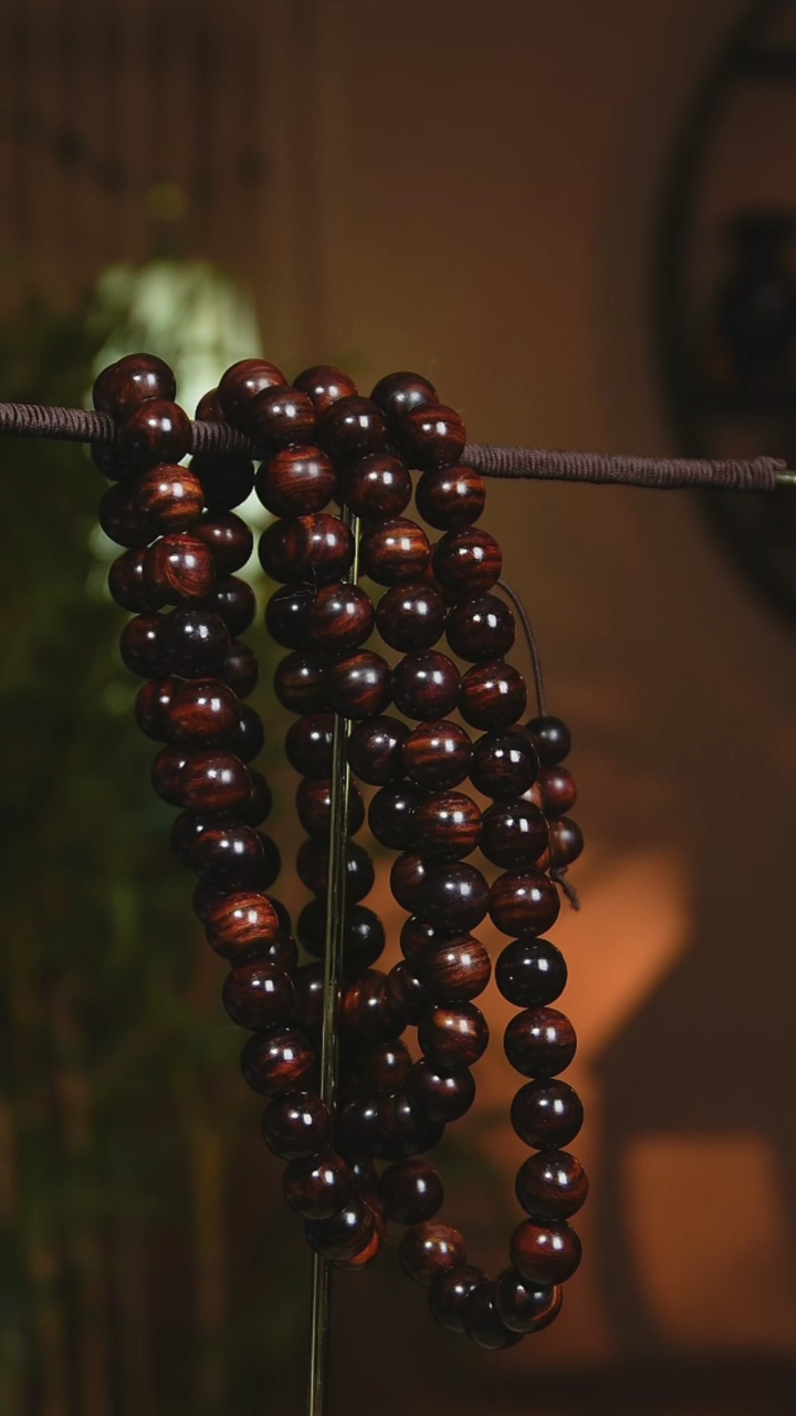 【闪购商品】黄花梨/降香黄檀手串/手链海南黄花梨1.0cm*108