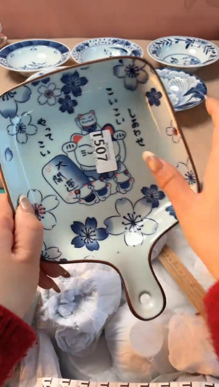 瓷片小*桔瓷器瓷器T507