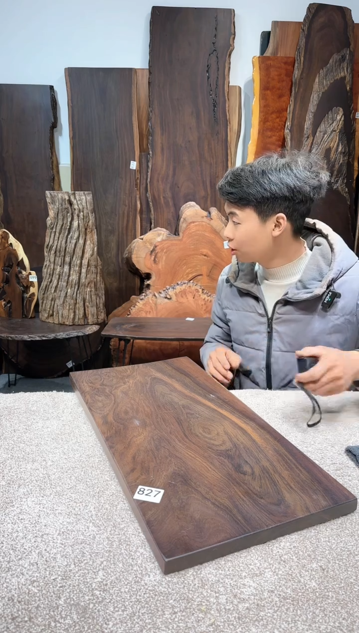 【闪购商品】风车木（黑檀木）尺寸61*31*2.3编号827