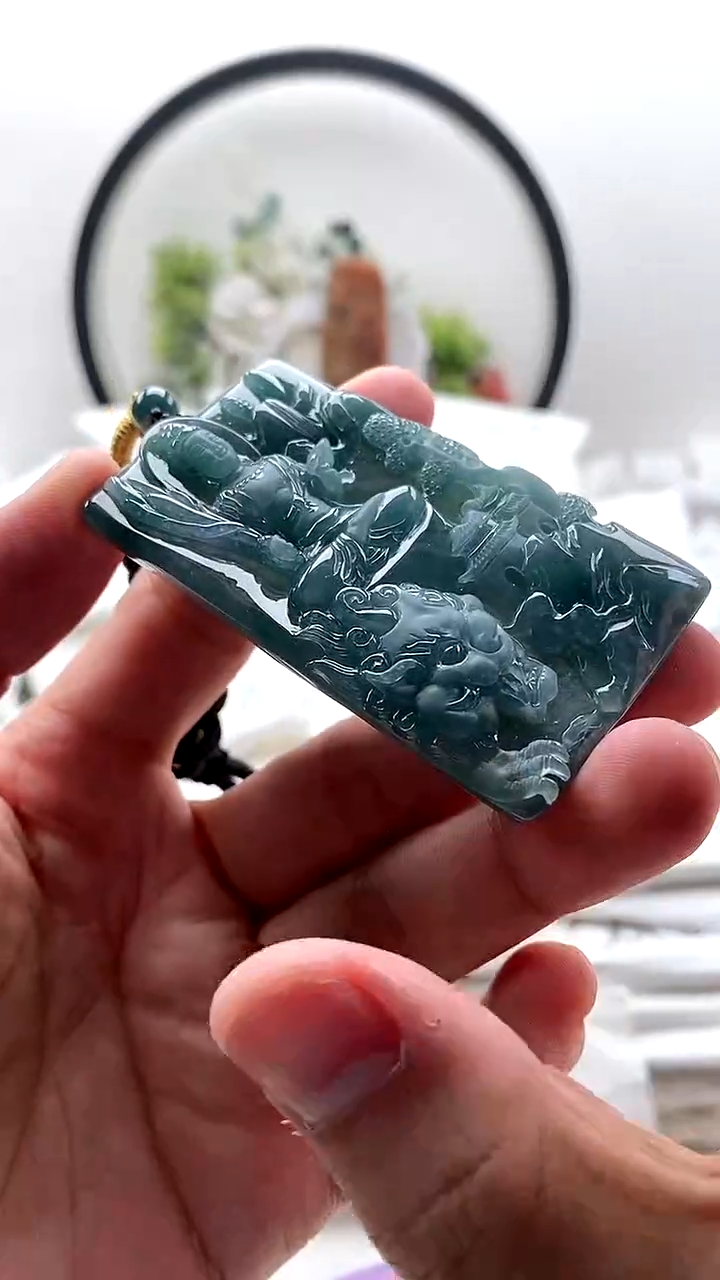颈饰未镶嵌翡翠文殊