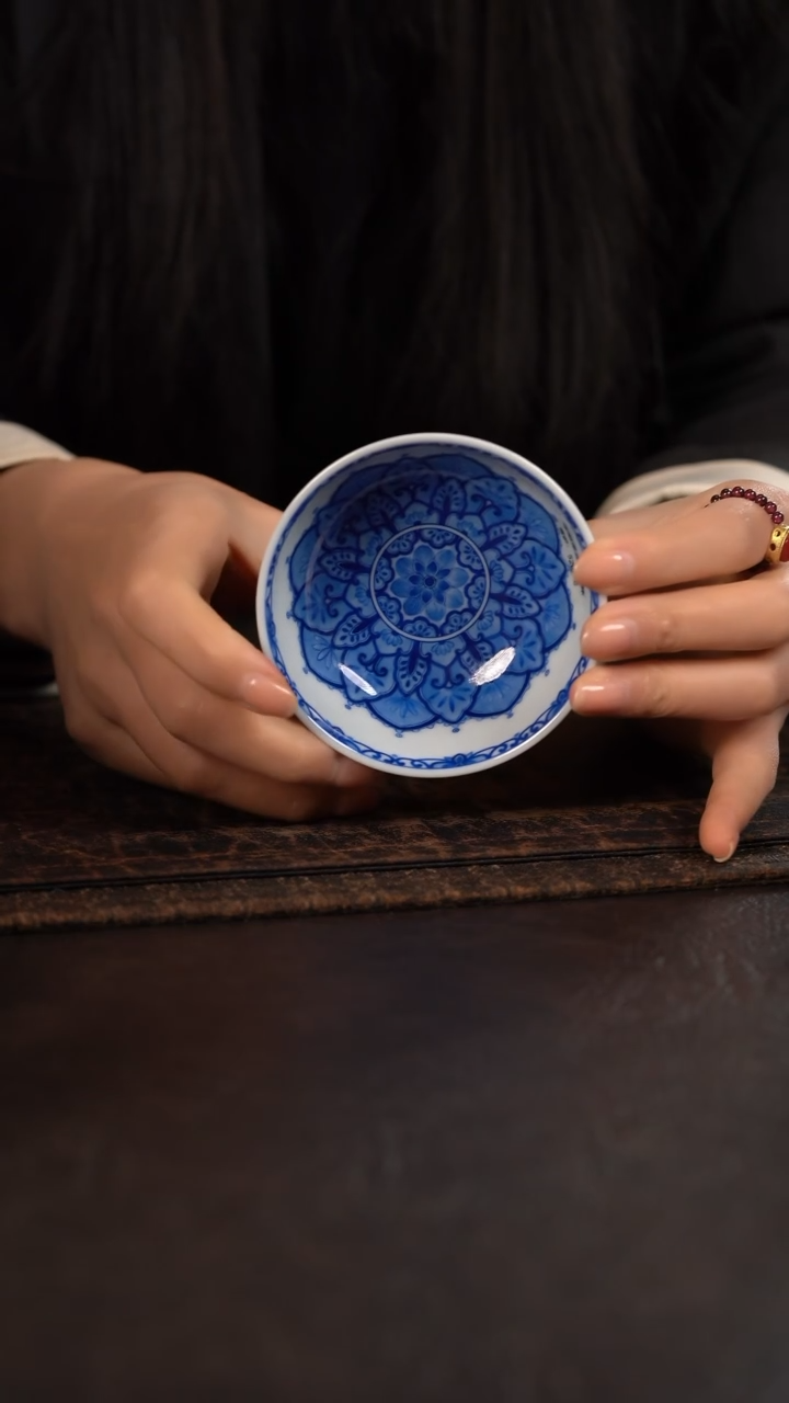【闪购商品】杯仪贤堂唐宝相高脚普洱杯