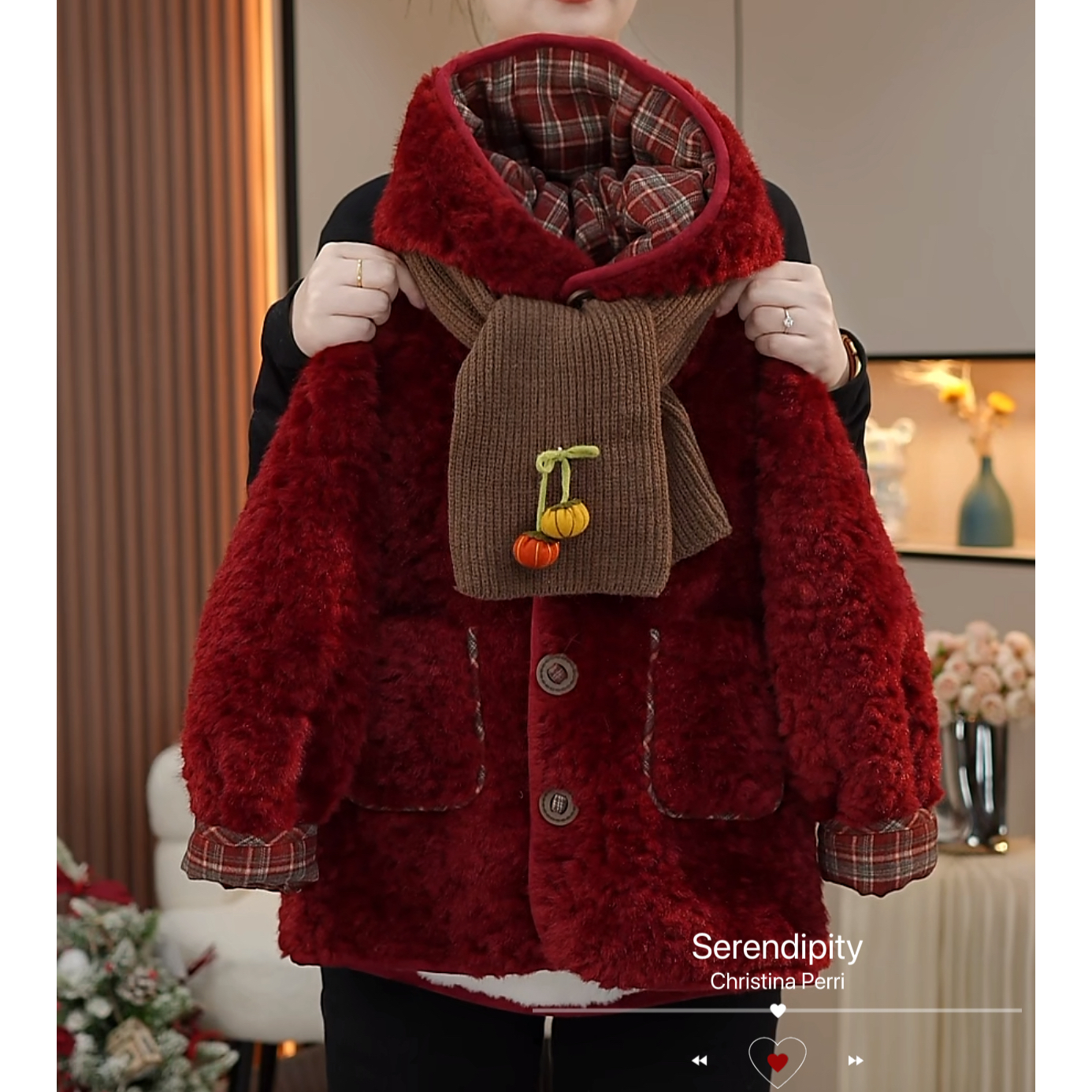 现货-女童外套冬装2025新款中大儿童加绒加厚保暖上衣