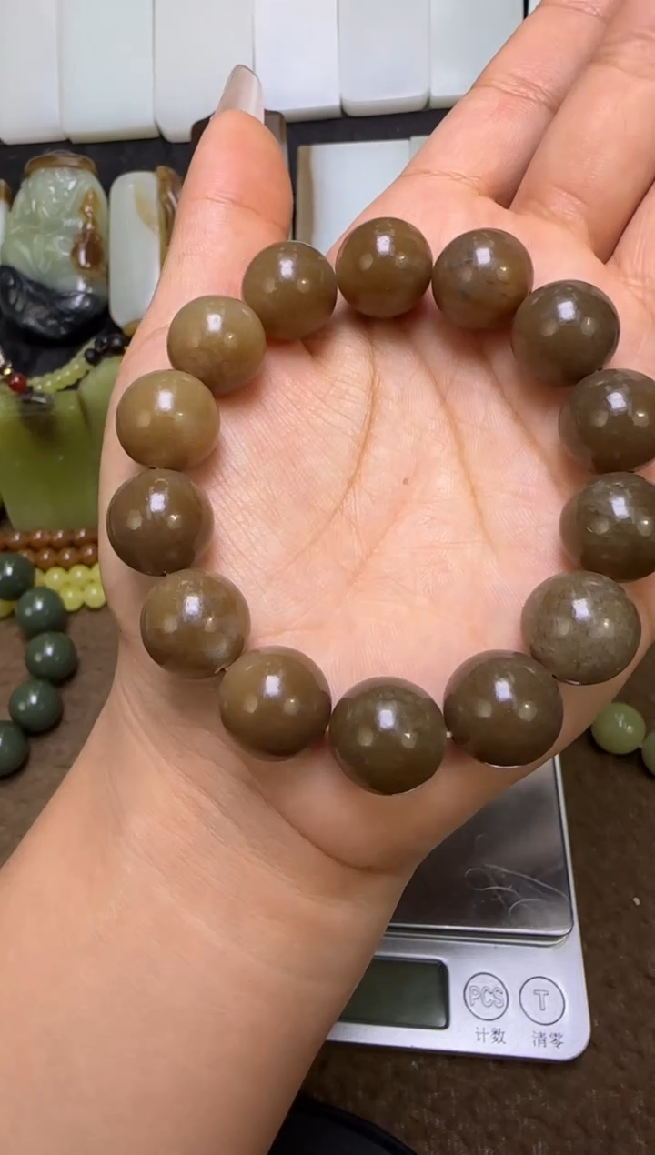 手串未镶嵌和田玉手串