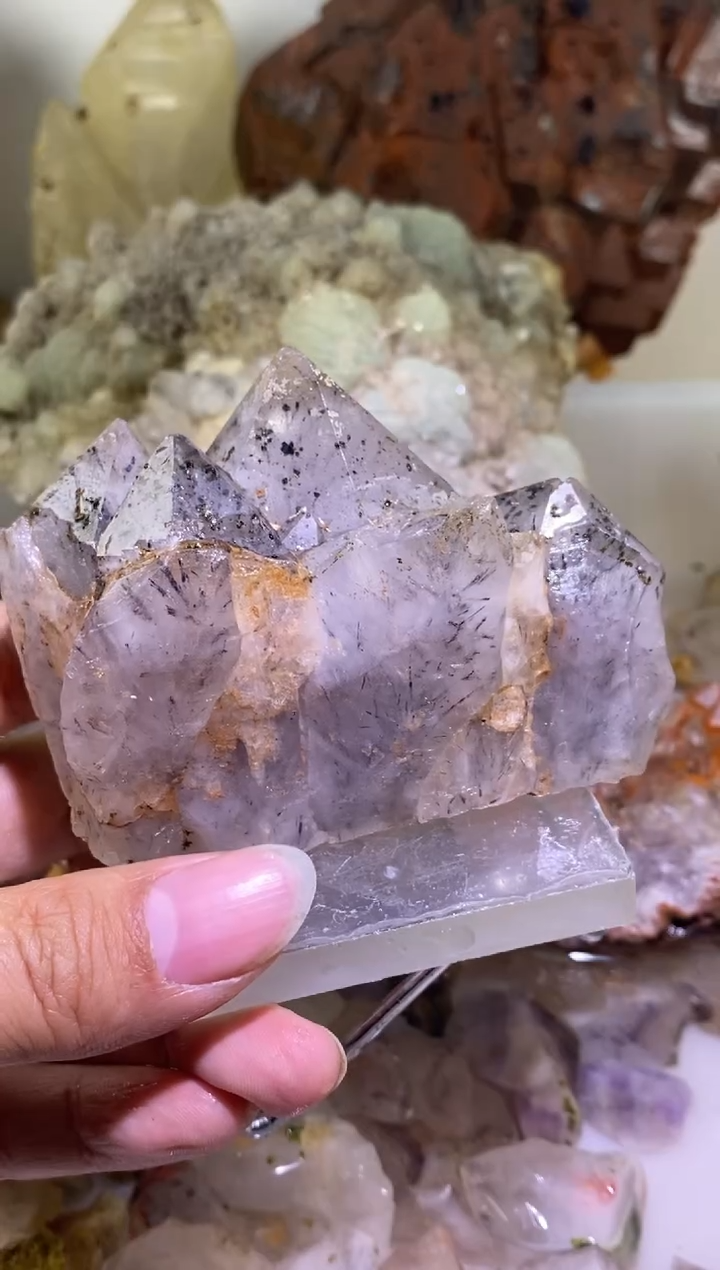 未镶嵌珠宝半成品水晶131号四川美姑花园水晶269g