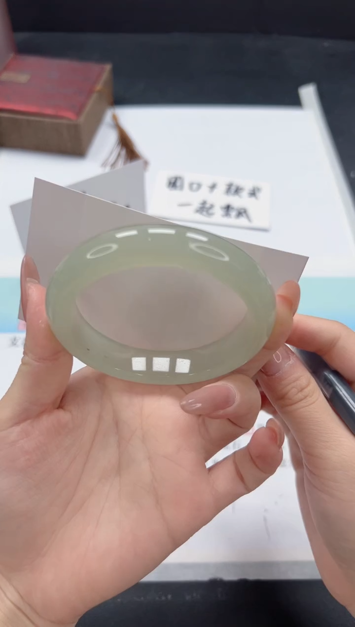 【闪购商品】石英质玉手镯未镶嵌A122-56.5