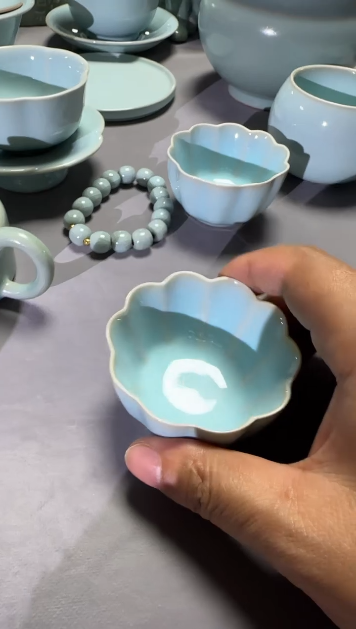 汝瓷平顶山汝瓷产品   天青梅花