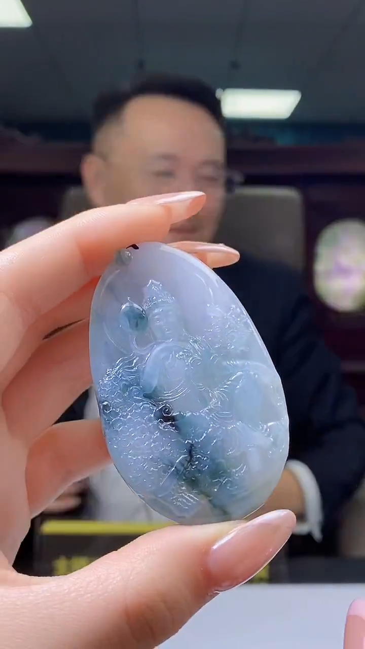 未镶嵌定制翡翠05/1202/W/观音