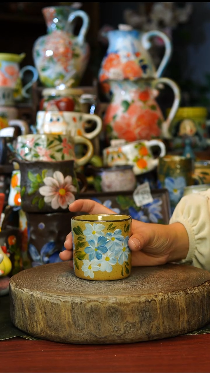 陶瓷169景德镇手工手绘釉下彩