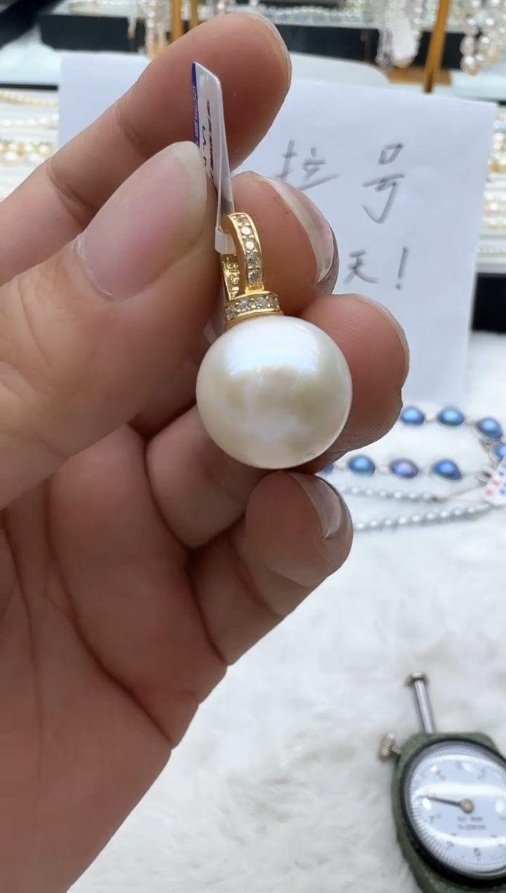 【闪购商品】淡水珍珠颈饰银S925镶嵌清货