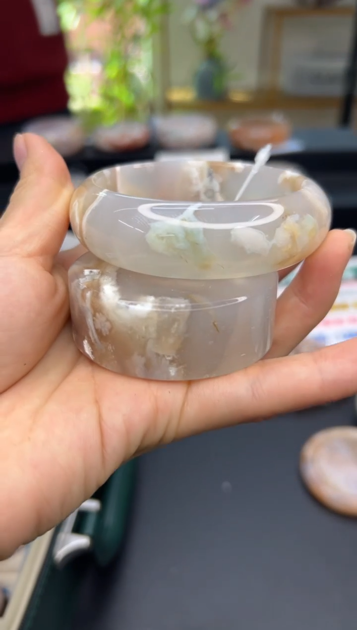【闪购商品】石英质玉手镯未镶嵌A773(58圈赠送镯心)