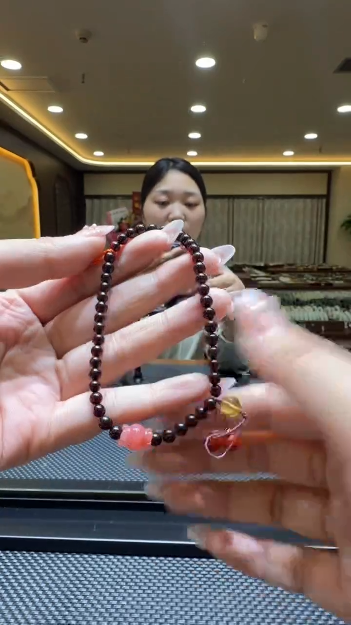 琥珀颈饰未镶嵌手串5mm