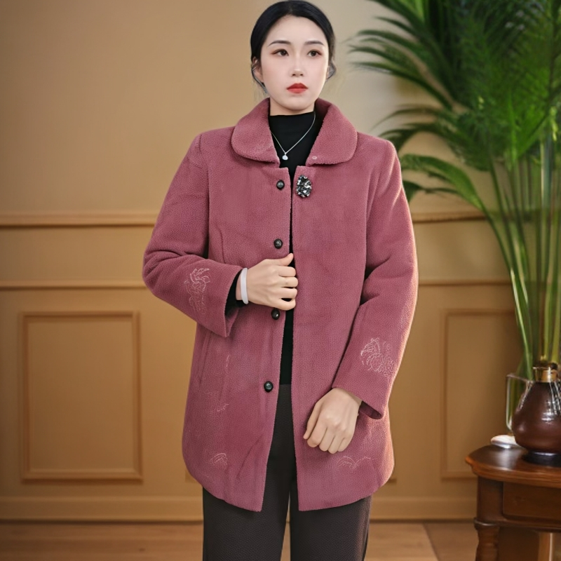 11908-老年人外套女冬装中长款加厚老人衣服老太太妈妈装【6楼】