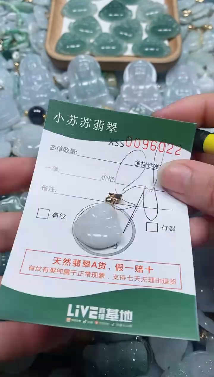 【闪购商品】翡翠颈饰未镶嵌闪购商品0096022