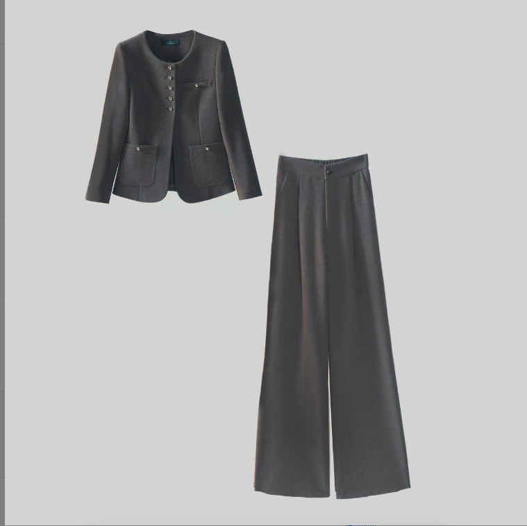 6631气质大方得体巨好看的早秋一整套