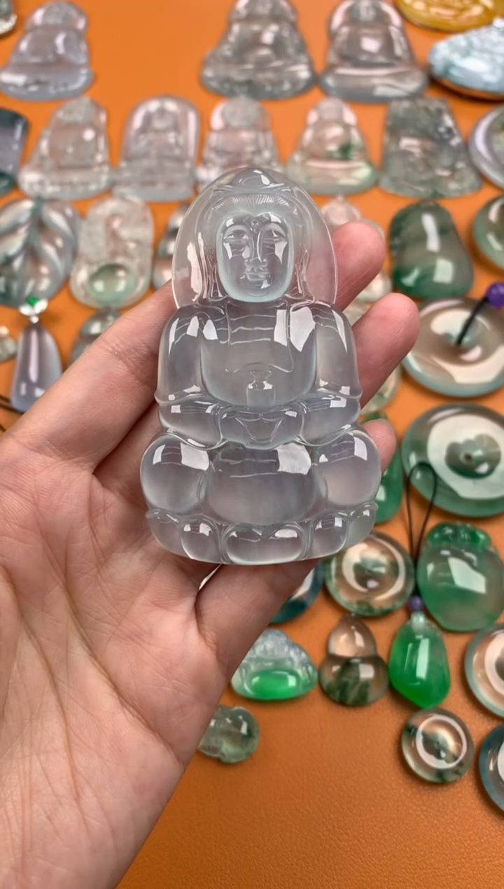 【闪购商品】翡翠颈饰未镶嵌74.9-45-6.6